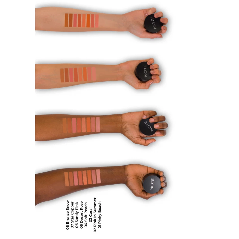 Note Silky Pressed Blush מס' 07 4