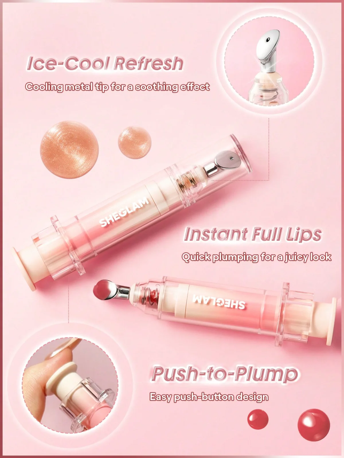 Booster Shine Lip Plumping Lip Gloss התחל 4
