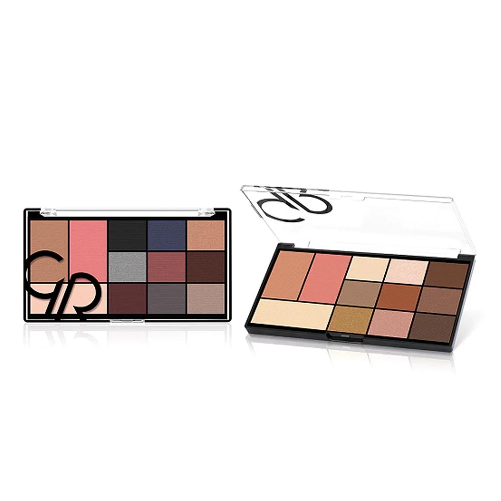 גולדן רוז סיטי סטייל פלטת פנים ועיניים 01 WARM NUDE – פלטת איפור פנים ועיניים 3