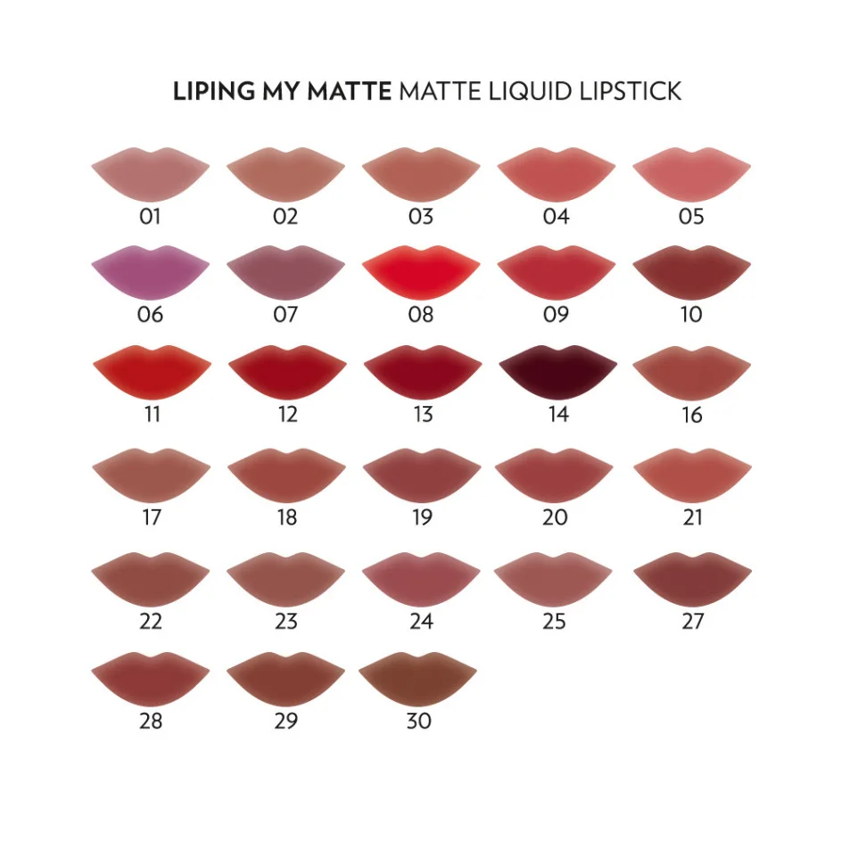שפתון נוזלי Golden Rose Matte, 5 מ"ל, מס' 03 3