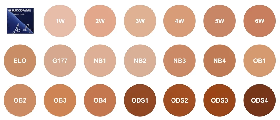 בסיס אבקת Kryolan ODS1 2