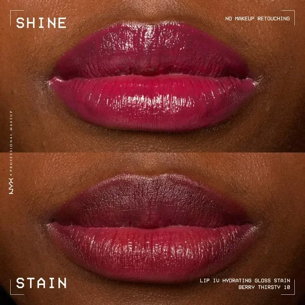 NYX Lip IV ליפ גלוס לחות BERRY THIRSTY 10 3