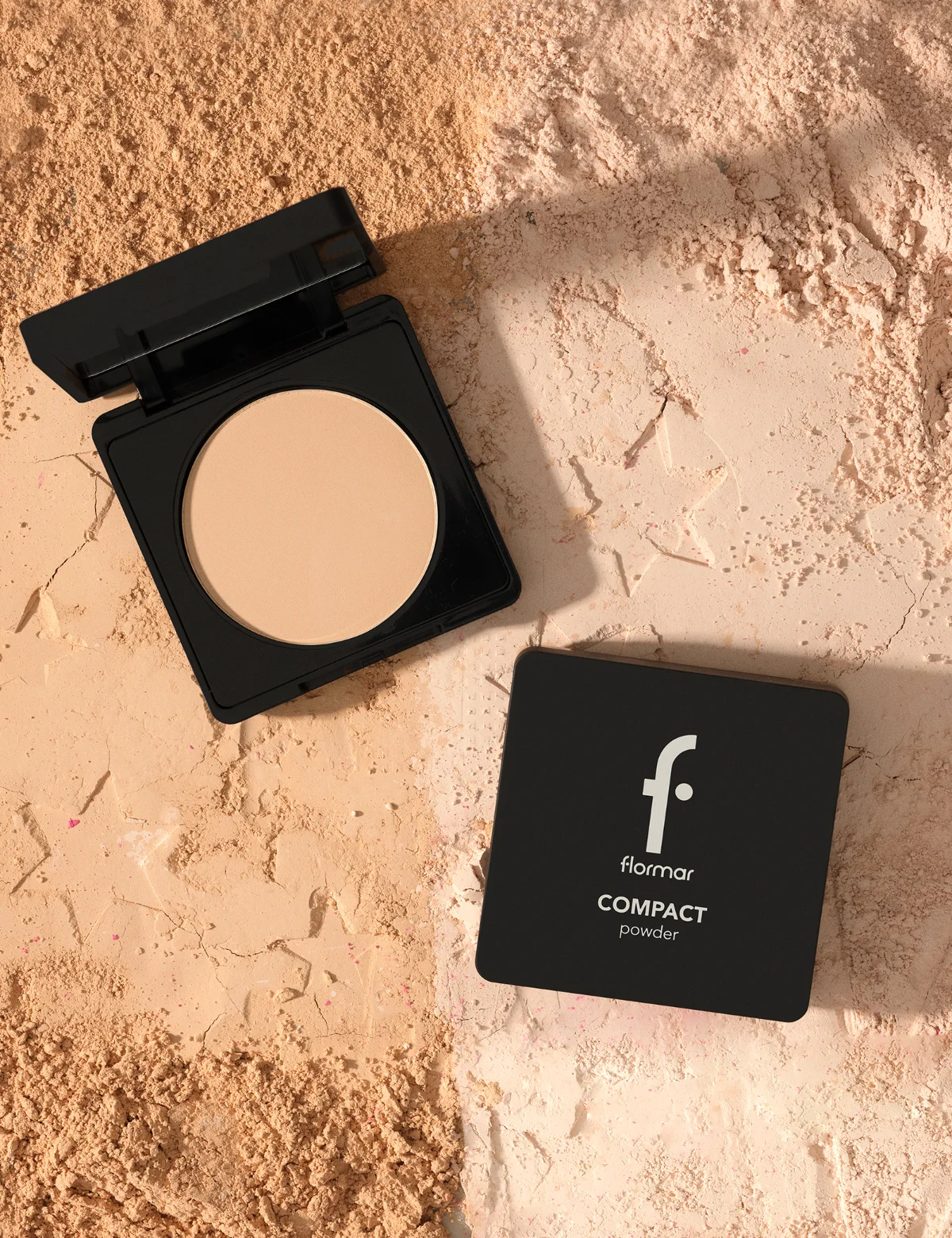 Flormar Compact Powder C.Powder 096 פורצלן קל אופל 5