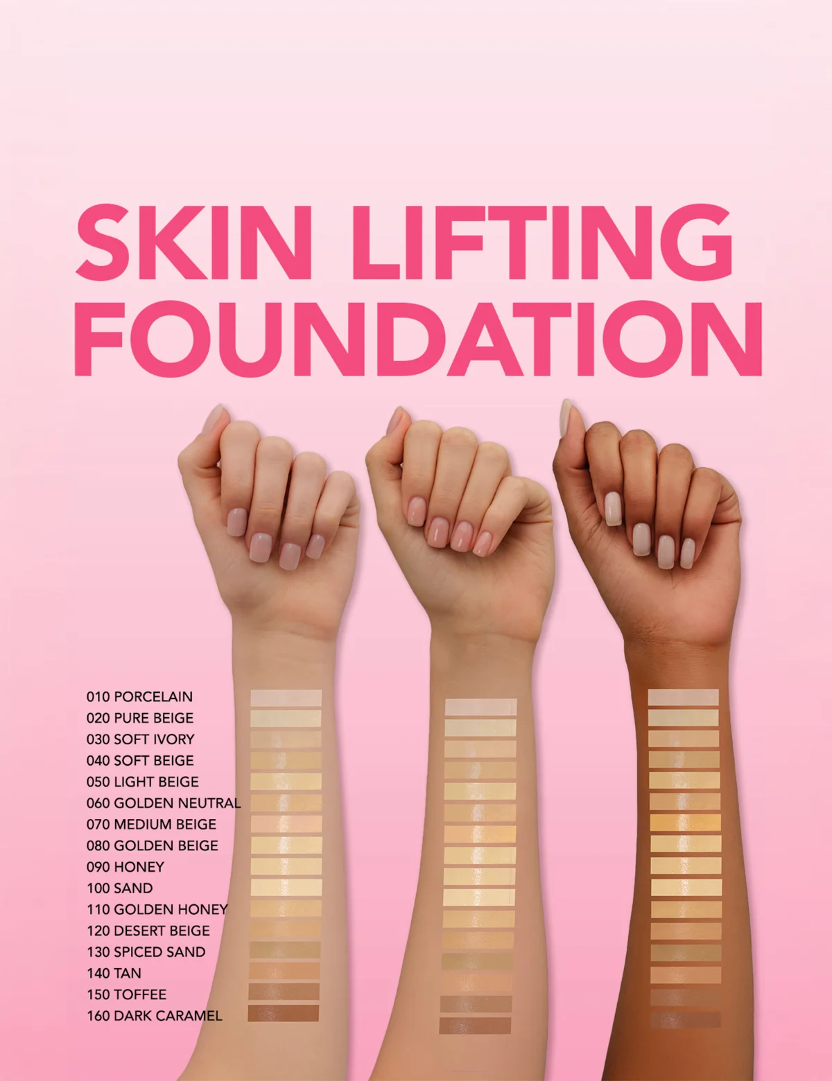 Flormar Skin Lifting Foundation 010 פורצלן 5