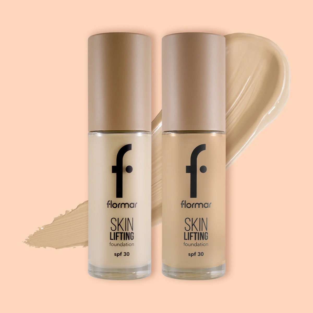 Flormar Skin Lifting Foundation 010 פורצלן 6