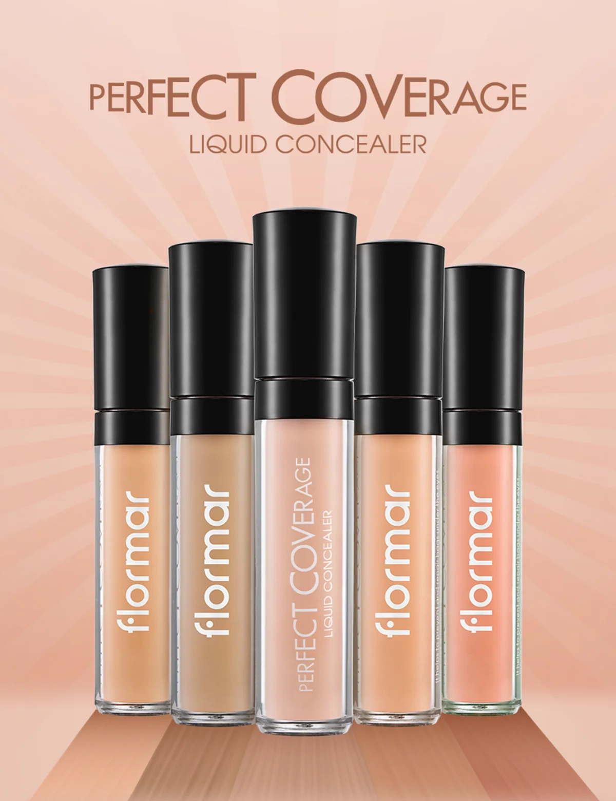 FLORMAR Perfect Coverage Concealer 010 הוגן 5