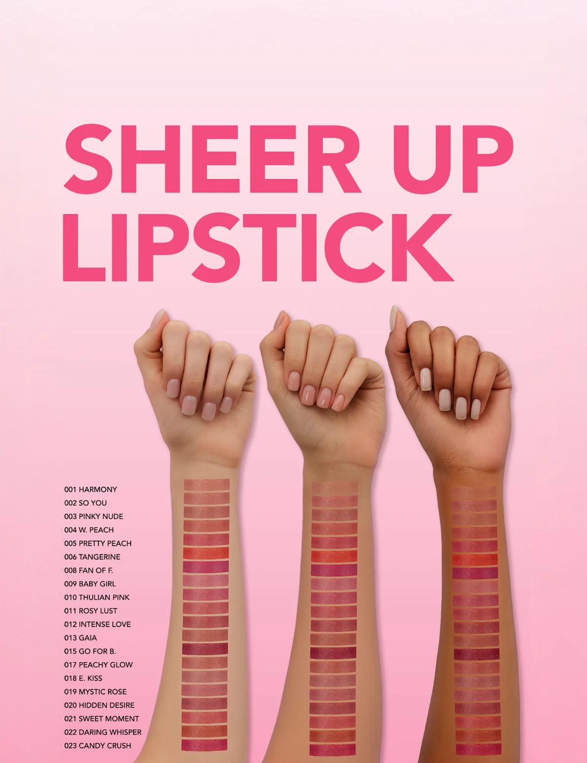 Flormar Sheer Up Lipstick 006 Tangerine 5