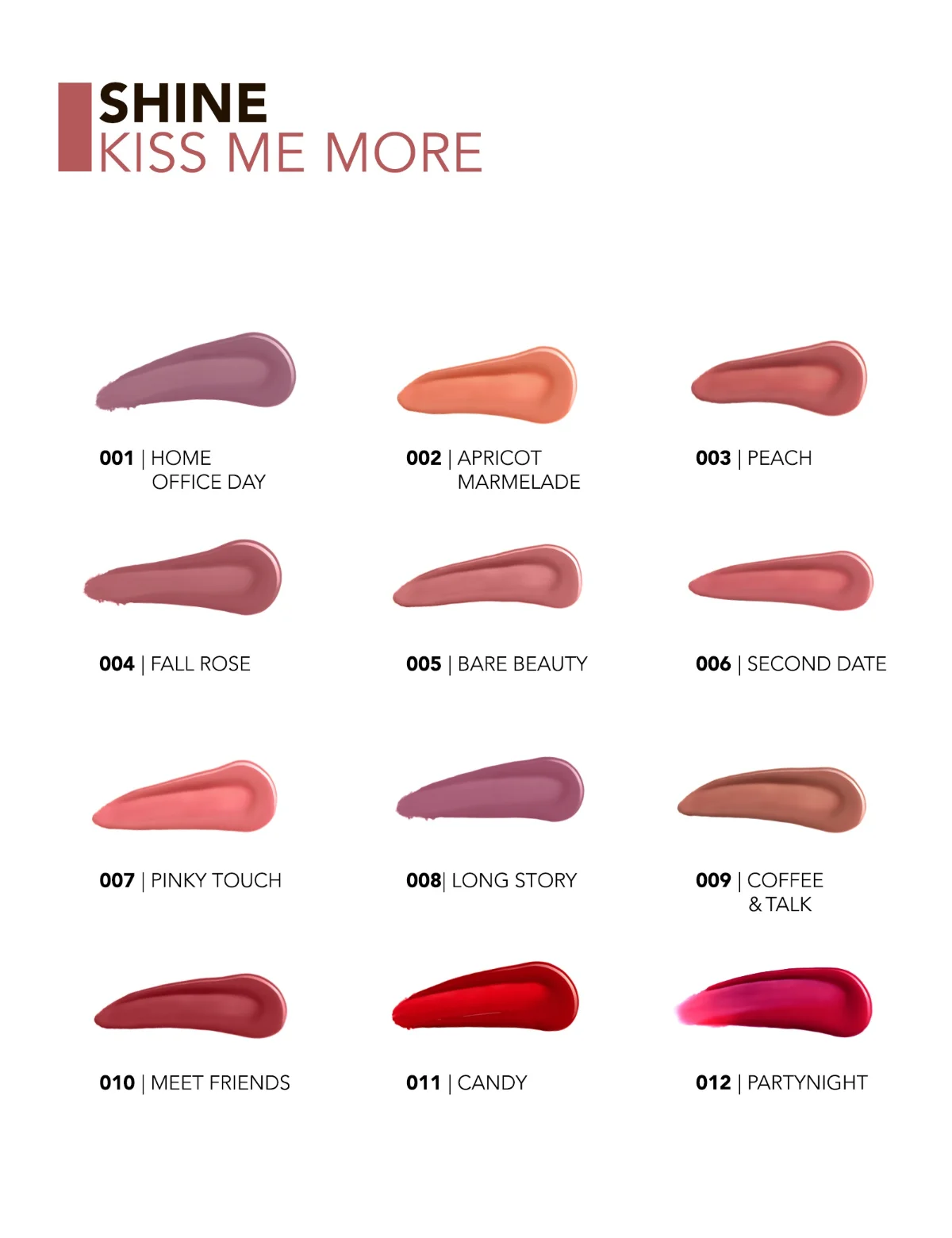 Flormar Shine Kiss Me More Lip Tattoo 01 יום משרד הבית 7