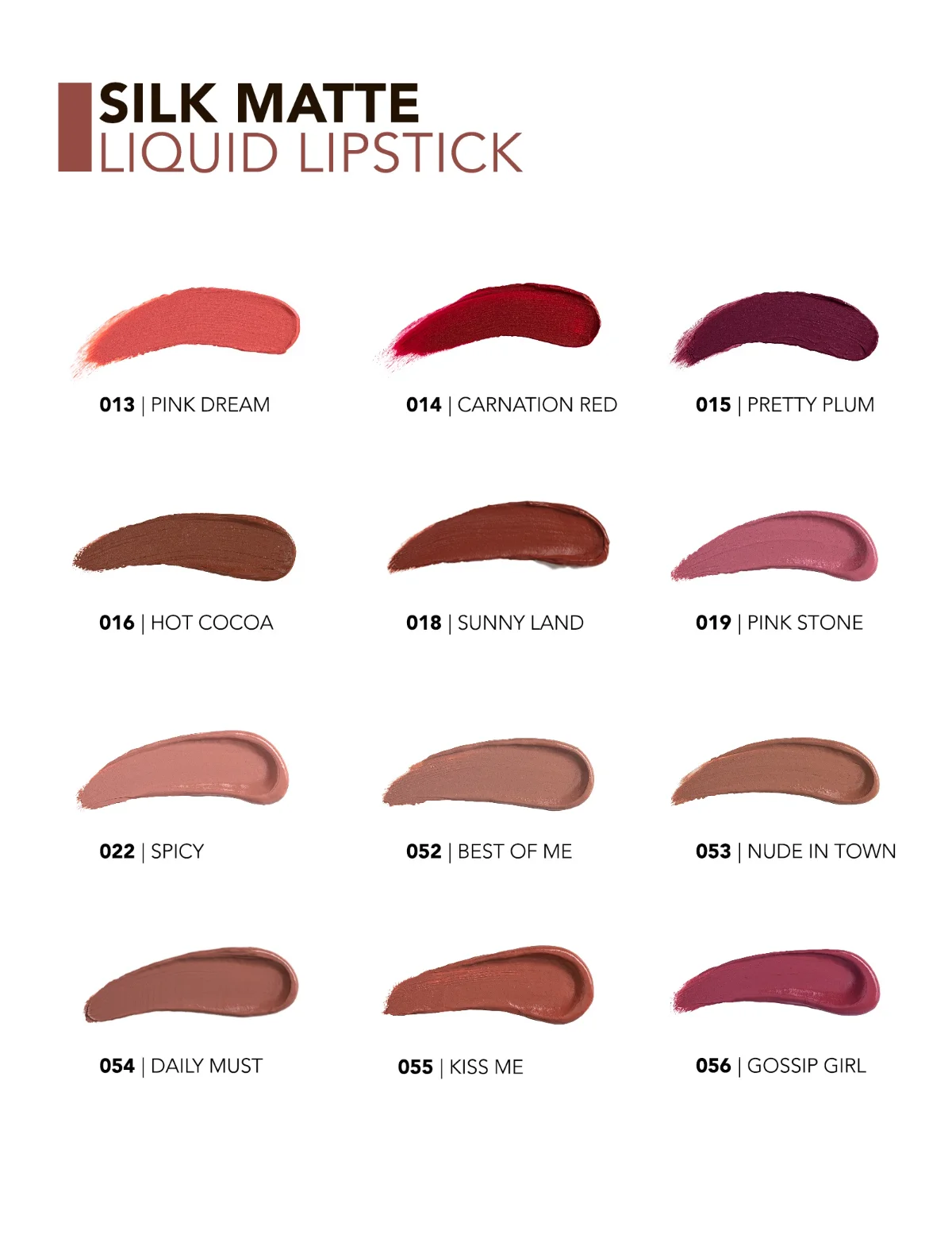 Flormar Silk Matte Liquid Lipstick 013 Pink Dream 3