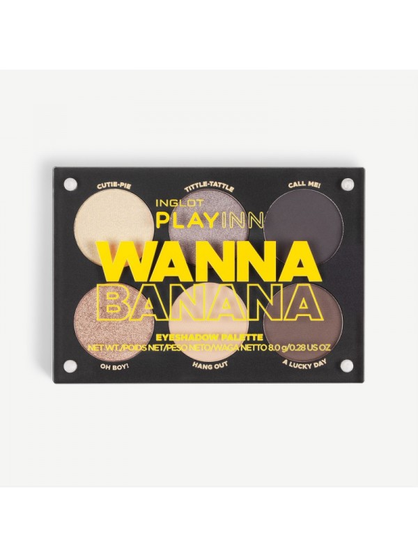 Inglot PLAYINN Wanna Banana Eyeshadow Palet 4