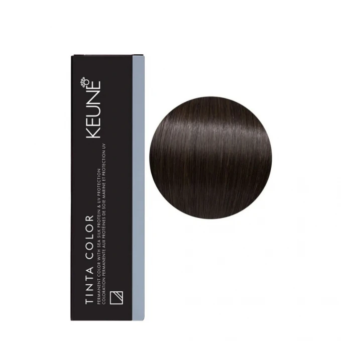 Keune Permanent Hair Dye No.4 Natural Medium Brown 60 מ"ל