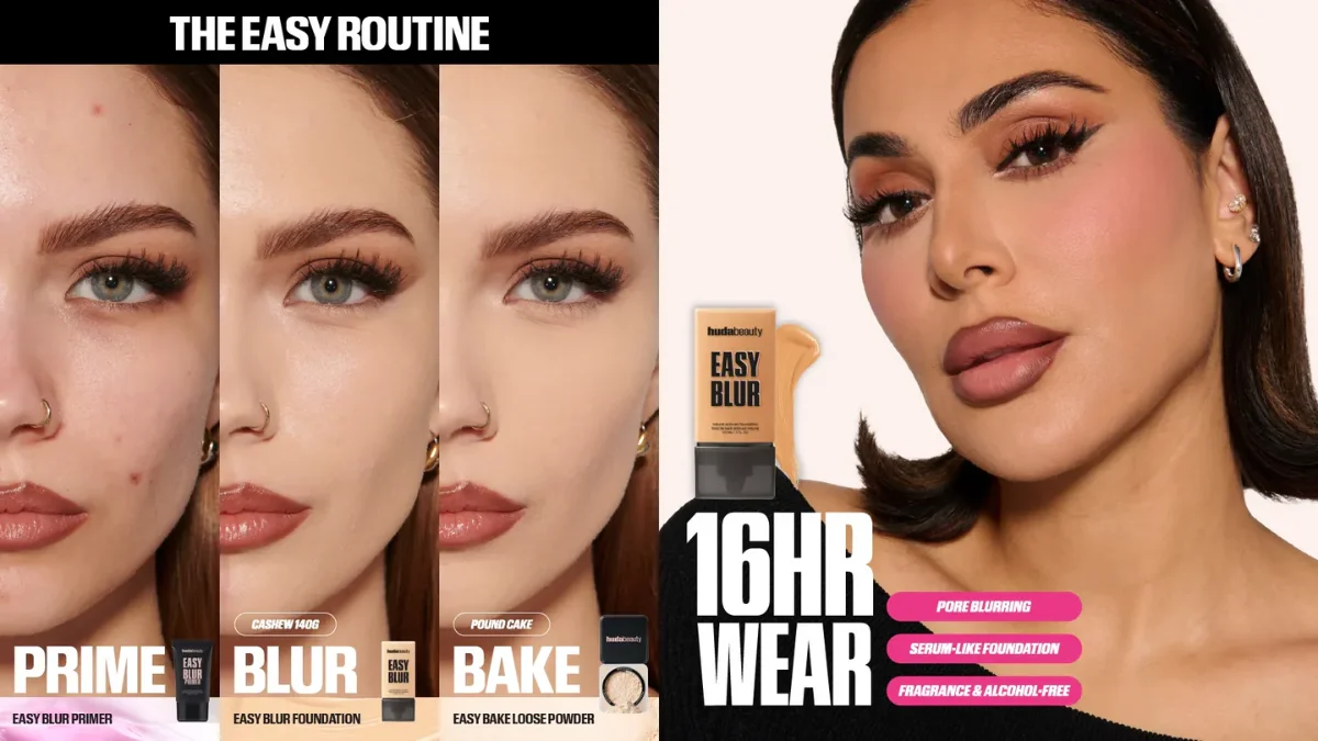 Huda Beauty Easy Blur Foundation - קוקוס קלוי 240N 6