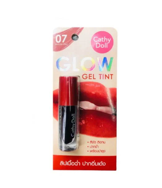 Glow Gel Tint WONDER RED 07, ​​בובה של קאתי